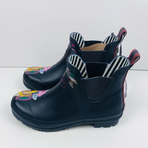 NWT JOULES floral rain boots various szs - Picture 4 of 9